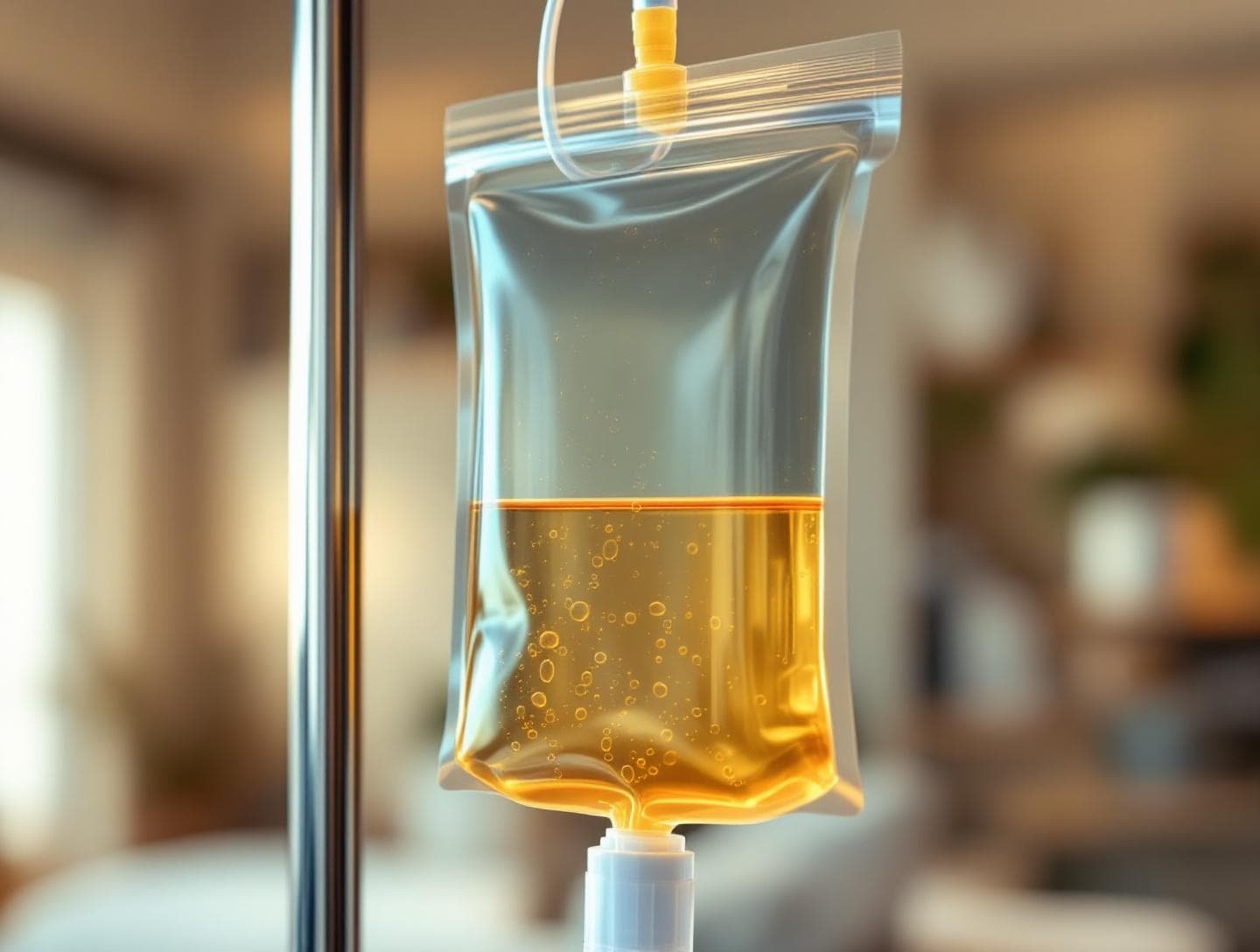 gotero de suero intravenoso de vitaminas