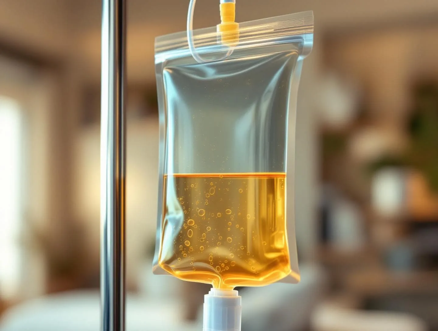 gotero de suero intravenoso de vitaminas